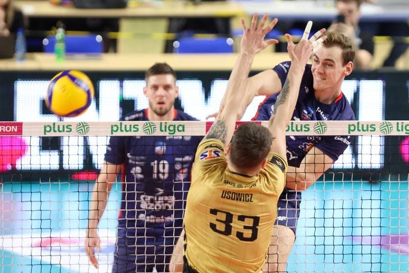 Volleyball. PlusLiga. GKS Katowice - Grupa Azoty ZAKSA Kedzierzyn-Kozle. 10.02.2024