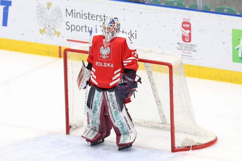 Ice Hockey. Olympic Qualification. Korea - Poland. 11.02.2024