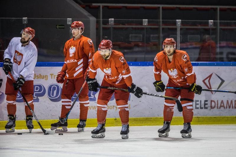 Ice Hockey. Poland national team. Training. 13.04.2021