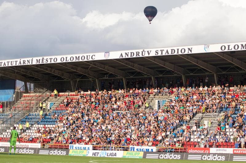 Football. HET Liga. Sigma Olomouc - Zbrojovka Brno. 20.08.2017