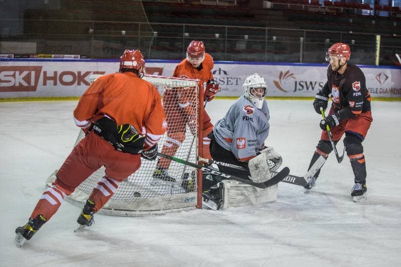 Ice Hockey. Poland national team. Training. 13.04.2021