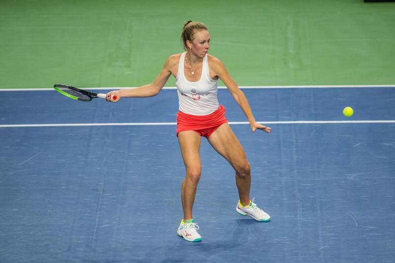Tennis. Billie Jean King Cup. Poland - Brazil. 16.04.2021