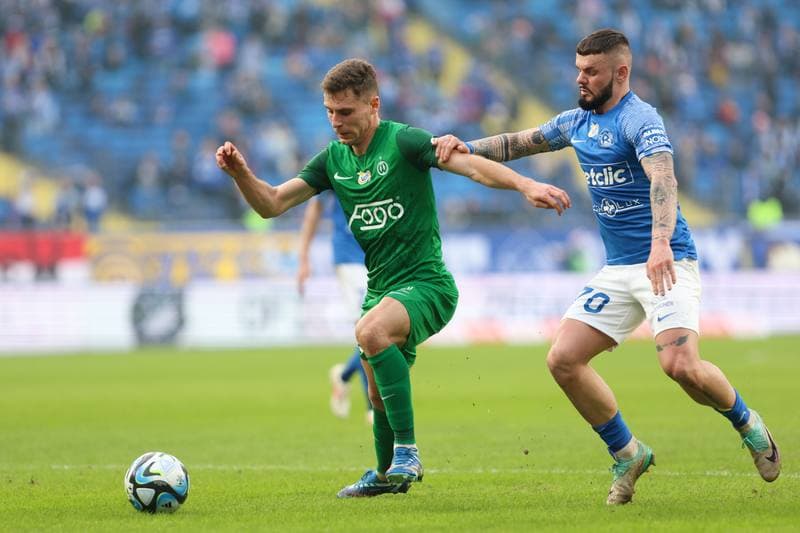 Football. PKO BP Ekstraklasa. Ruch Chorzow - Warta Poznan. 17.02.2024