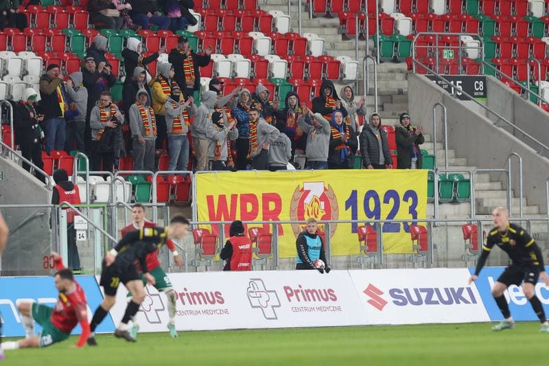 Football. Fortuna I Liga. Zaglebie Sosnowiec - Znicz Pruszkow. 18.02.2024