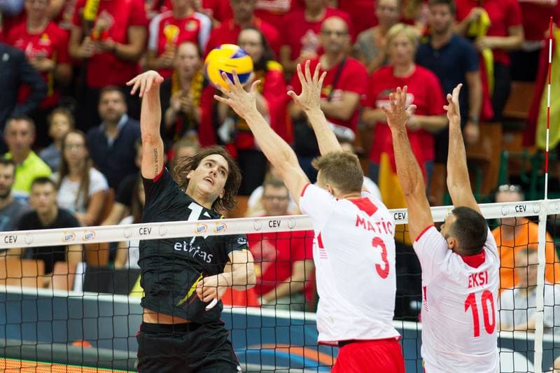 Volleyball. CEV EuroVolley 2017. Belgium - Turkey. 27.08.2017