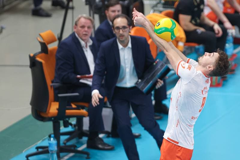 Volleyball. CEV Champions League. Jastrzebski Wegiel - Gas Sales Daiko Piacenza. 28.02.2024