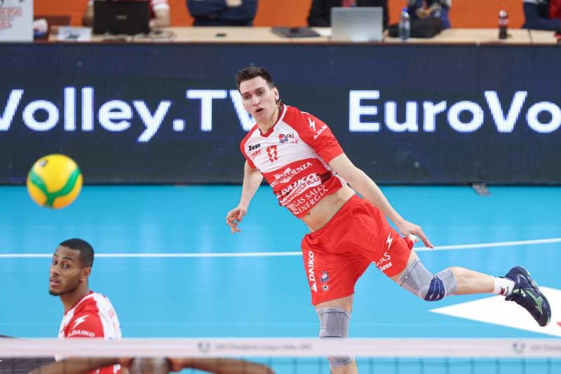 Volleyball. CEV Champions League. Jastrzebski Wegiel - Gas Sales Daiko Piacenza. 28.02.2024