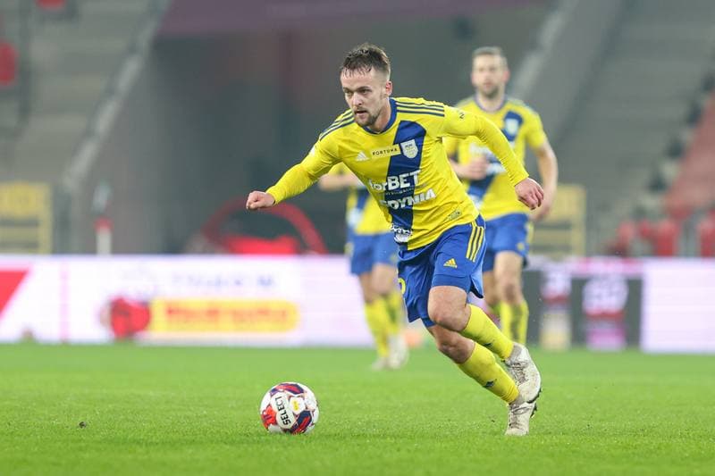Football. Fortuna I Liga. GKS Tychy - Arka Gdynia. 01.03.2024