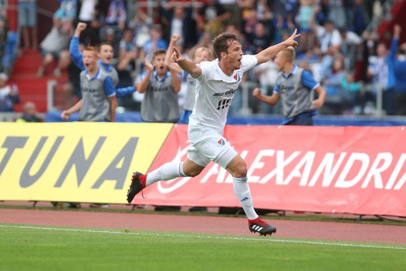 Football. Fortuna:Liga. Banik Ostrava - Dukla Praha. 25.08.2018