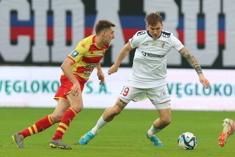 Football. PKO BP Ekstraklasa. Gornik Zabrze - Jagiellonia Bialystok. 02.03.2024