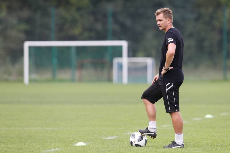 Football. Zaglebie Sosnowiec. Training. 06.09.2018