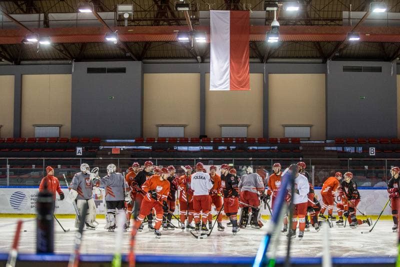 Ice Hockey. Poland national team. Training. 15.04.2021