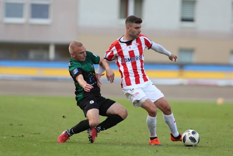 Football. Polish Cup. ROW 1964 Rybnik - Cracovia Krakow. 26.09.2018