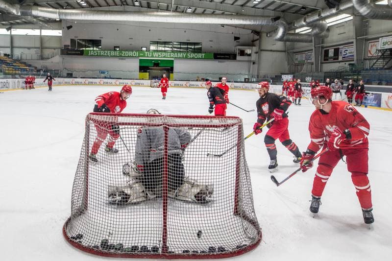 Ice Hockey. Poland national team. Training. 06.05.2021