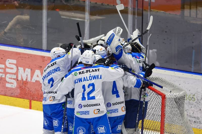 Ice Hockey. Tauron Hokej Liga. Re-Plast Unia Oswiecim - Comarch Cracovia. 14.03.2024