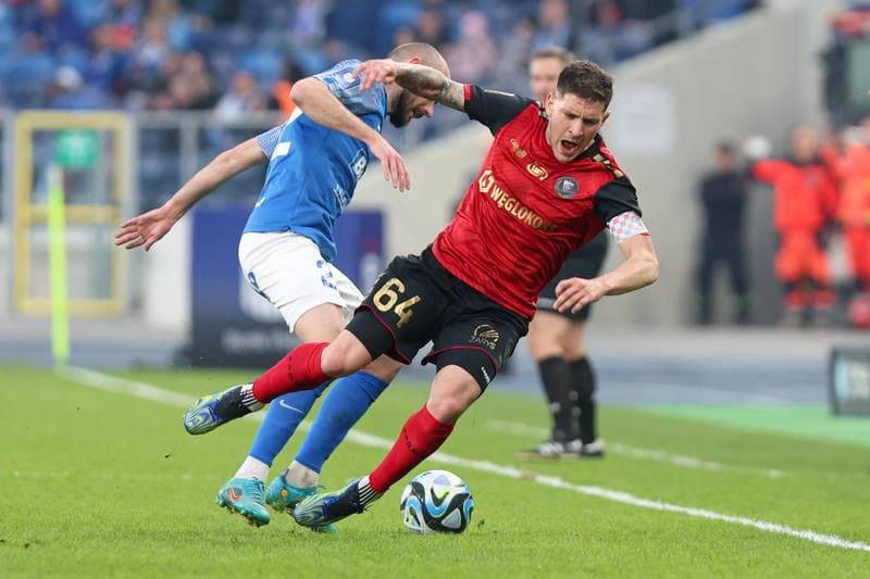 Football. PKO BP Ekstraklasa. Ruch Chorzow - Gornik Zabrze. 16.03.2024