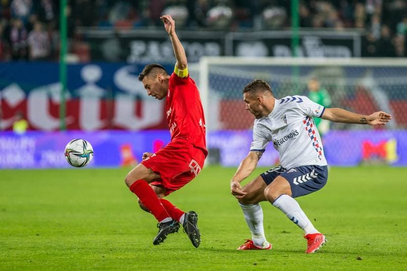 Football. PKO BP Ekstraklasa. Gornik Zabrze - Wisla Krakow. 16.10.2021