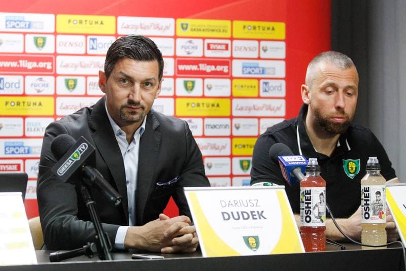 Football. GKS Katowice. Press Conference. 28.02.2019
