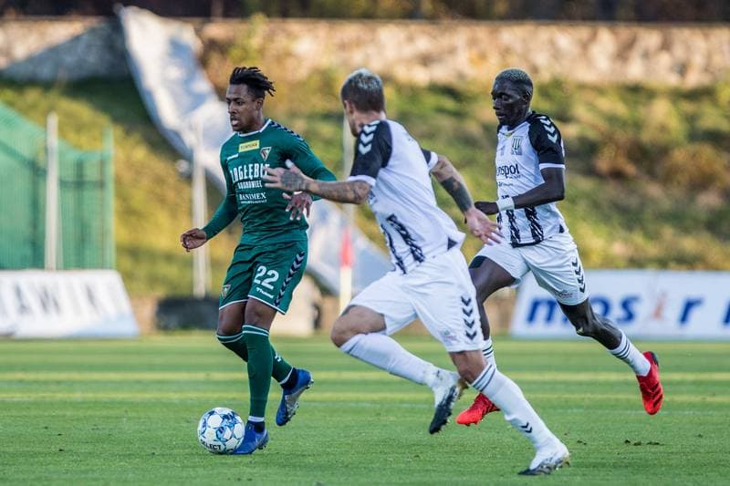 Football. Fortuna I Liga. Sandecja Nowy Sacz - Zaglebie Sosnowiec. 31.10.2021