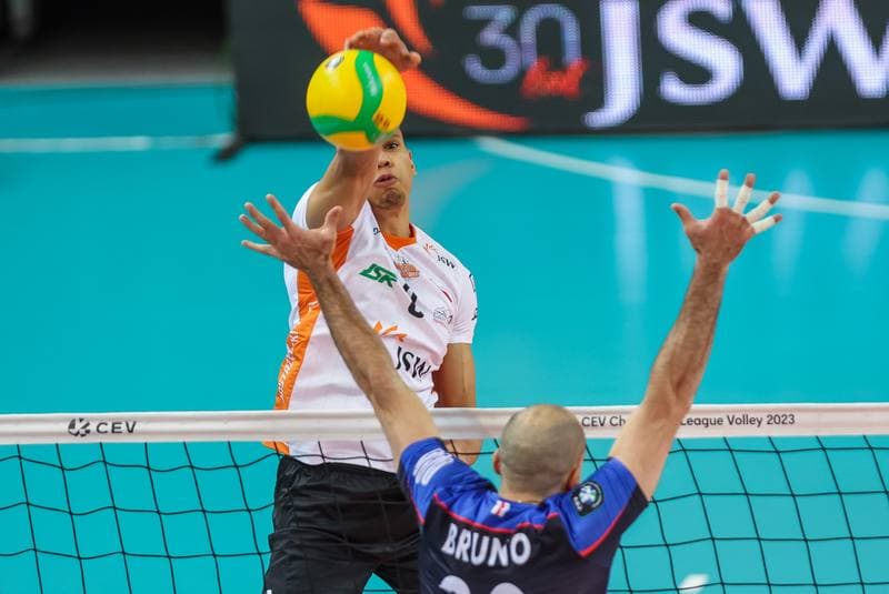 Volleyball. CEV Champions League. Jastrzebski Wegiel - Halbank Ankara. 04.05.2023