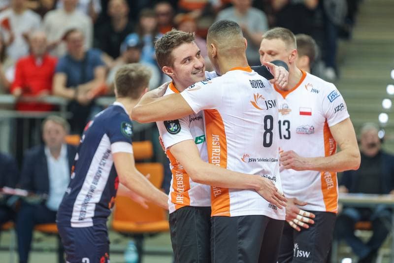 Volleyball. CEV Champions League. Jastrzebski Wegiel - Halbank Ankara. 04.05.2023