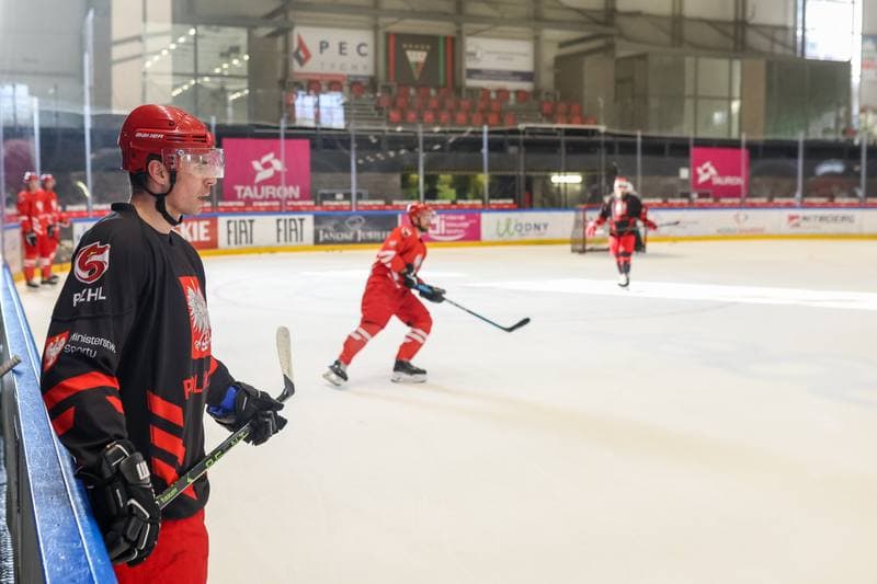 Ice Hockey. Poland national team. Training. 10.04.2023