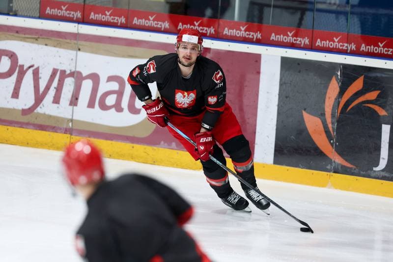 Ice Hockey. Poland national team. Training. 02.04.2024