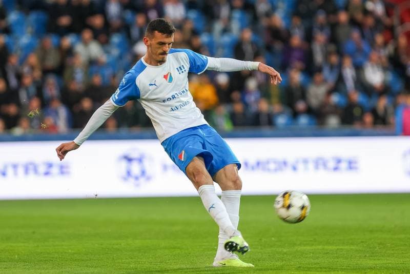 Football. Fortuna:Liga. Banik Ostrava - Slavia Prague. 25.04.2023
