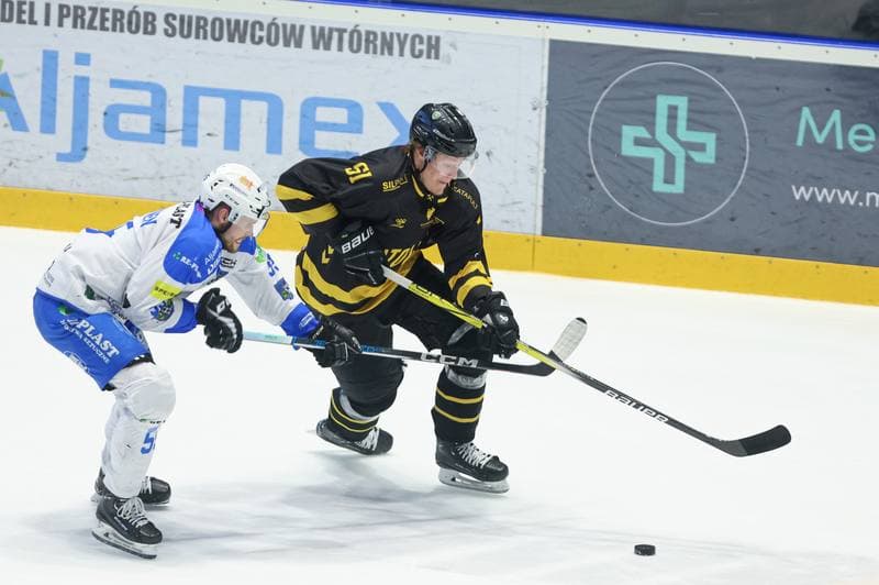 Ice Hockey. Tauron Hokej Liga. Re-Plast Unia Oswiecim - GKS Katowice. 06.04.2024