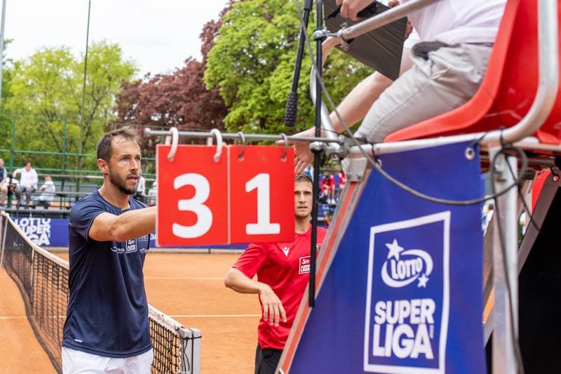 Tennis. Lotto SuperLiga. Gornik Bytom - Kubala Ustron. 14.05.2023
