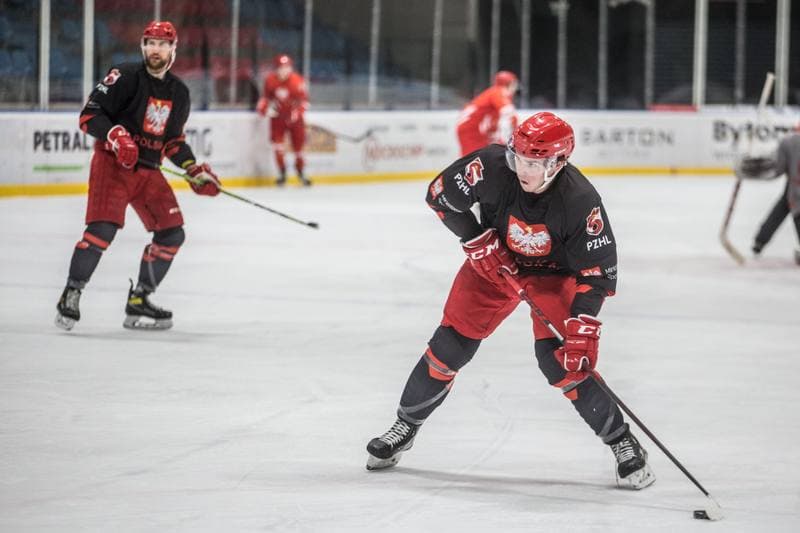Ice Hockey. Poland national team. Training. 13.12.2021