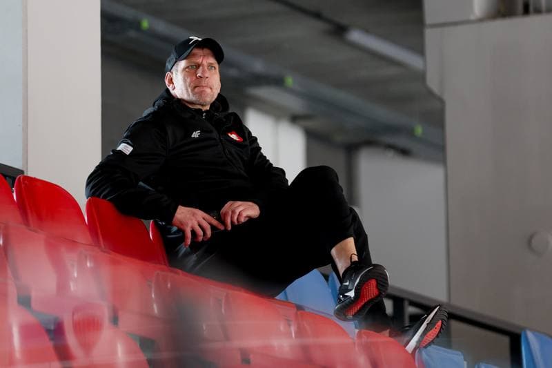 Ice Hockey. Poland national team. Training. 16.04.2024