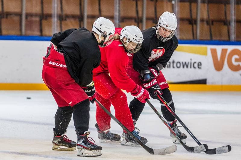 Ice Hockey. Poland national team. Training. 04.01.2022