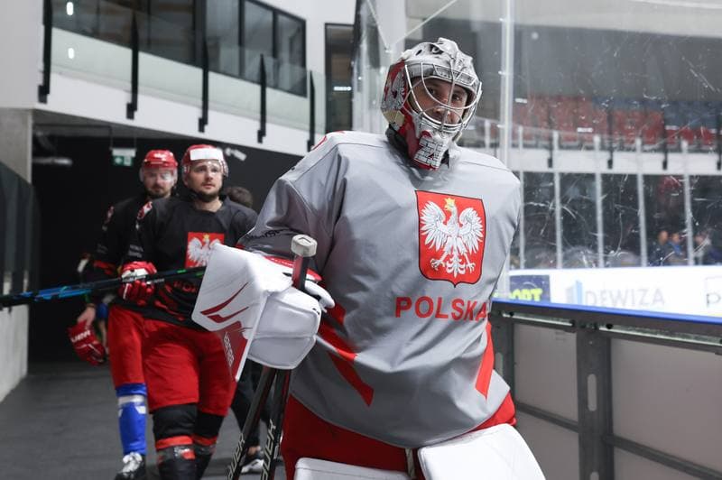 Ice Hockey. Poland national team. Training. 17.04.2024