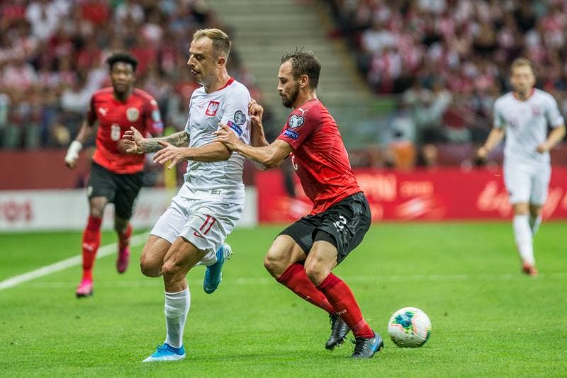 Football. Euro 2020 Qualifiers. Poland - Austria. 09.09.2019