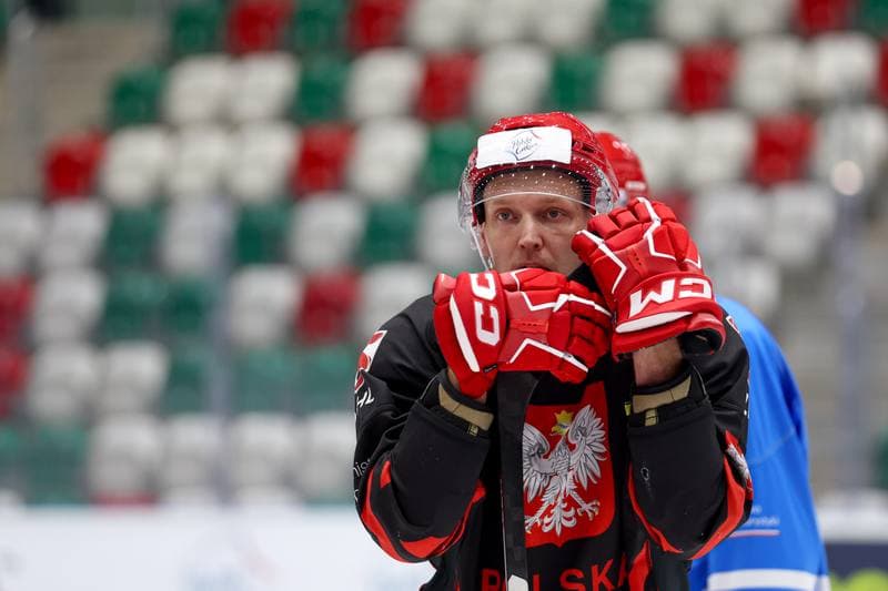 Ice Hockey. Poland national team. Training. 30.04.2024
