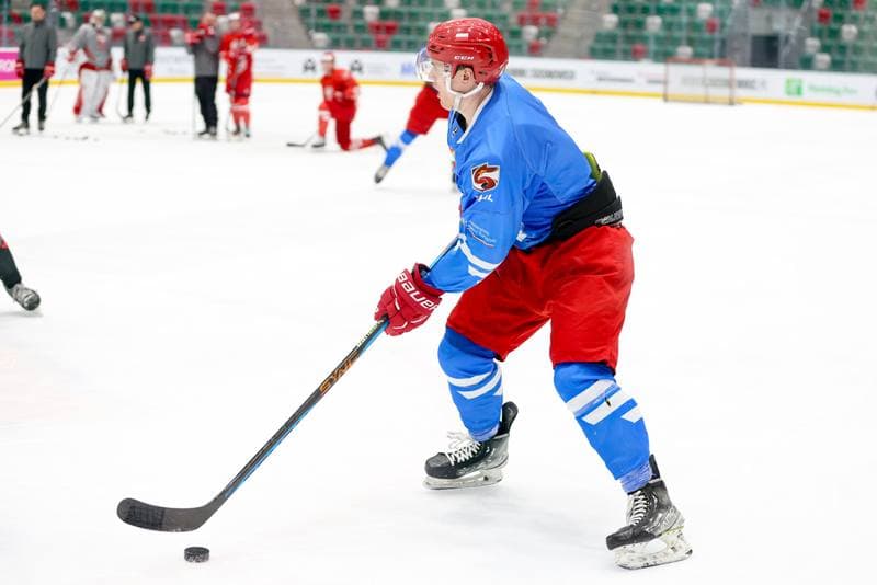 Ice Hockey. Poland national team. Training. 30.04.2024