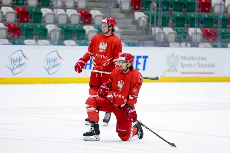 Ice Hockey. Poland national team. Training. 06.05.2024