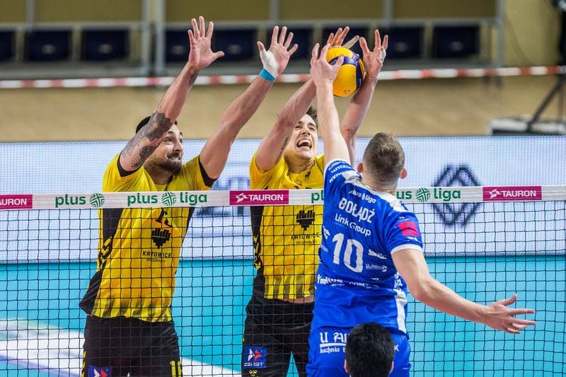 Volleyball. PlusLiga. GKS Katowice - Slepsk Malow Suwalki. 25.02.2022