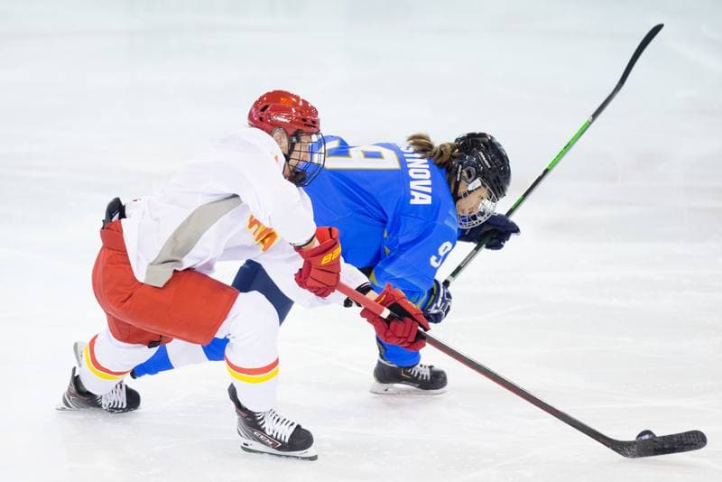 Ice Hockey. Women's World Championship Division 1B. China - Kazakhstan. 12.04.2022