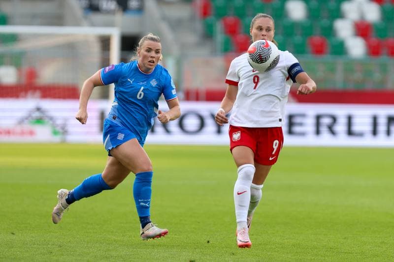 Football. UEFA Women's European Qualifiers. Poland - Iceland. 16.07.2024