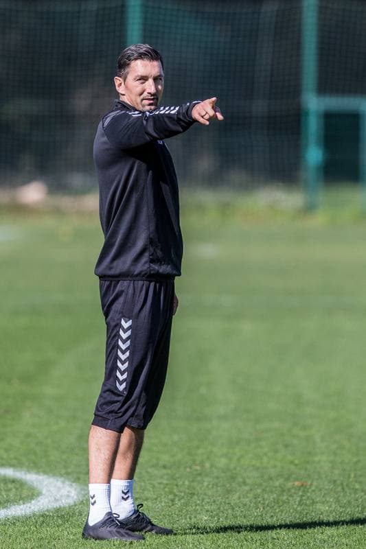 Football. Zaglebie Sosnowiec. Training. 01.10.2019