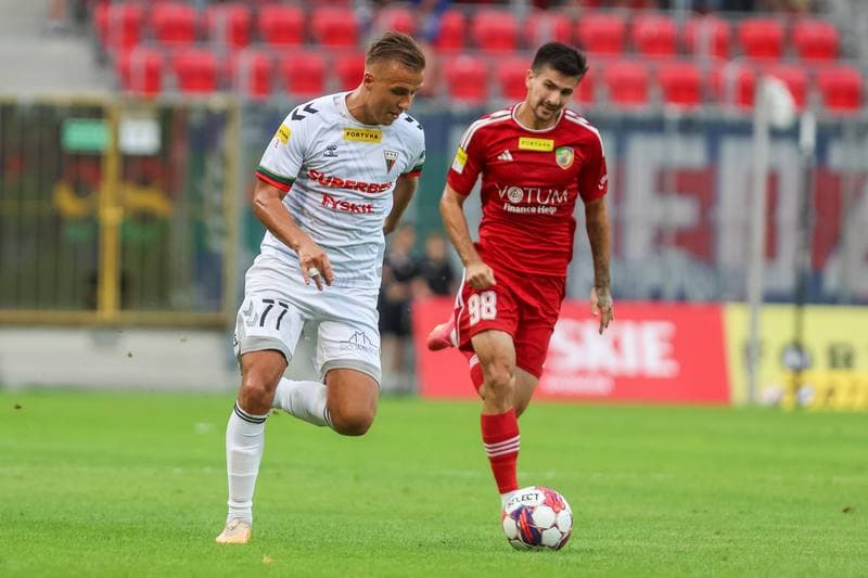 Football. Fortuna I Liga. GKS Tychy - Miedz Legnica. 25.08.2023