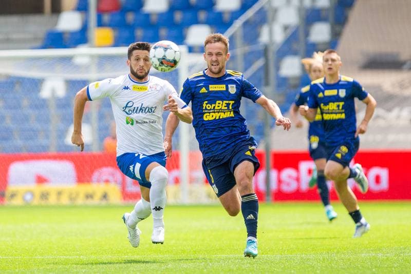 Football. Fortuna I Liga. Podbeskidzie Bielsko-Biala - Arka Gdynia. 17.07.2022