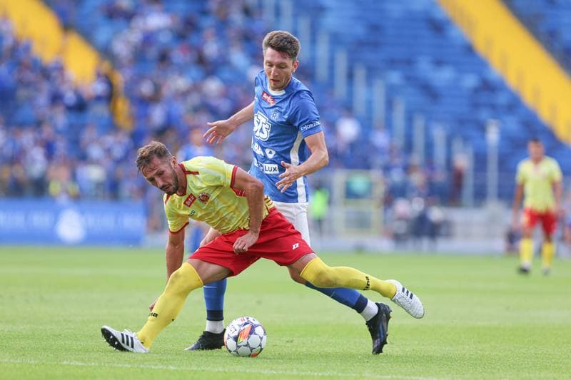 Football. Betclic I liga. Ruch Chorzow - Znicz Pruszkow. 28.07.2024