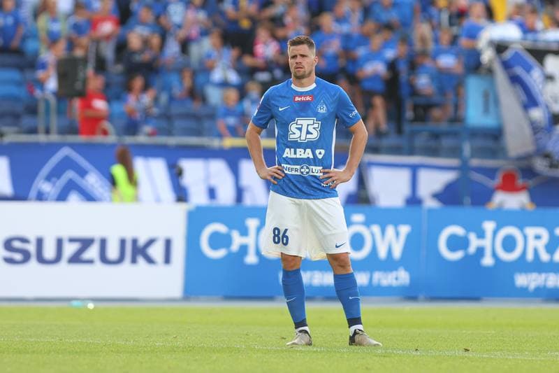 Football. Betclic I liga. Ruch Chorzow - Znicz Pruszkow. 28.07.2024