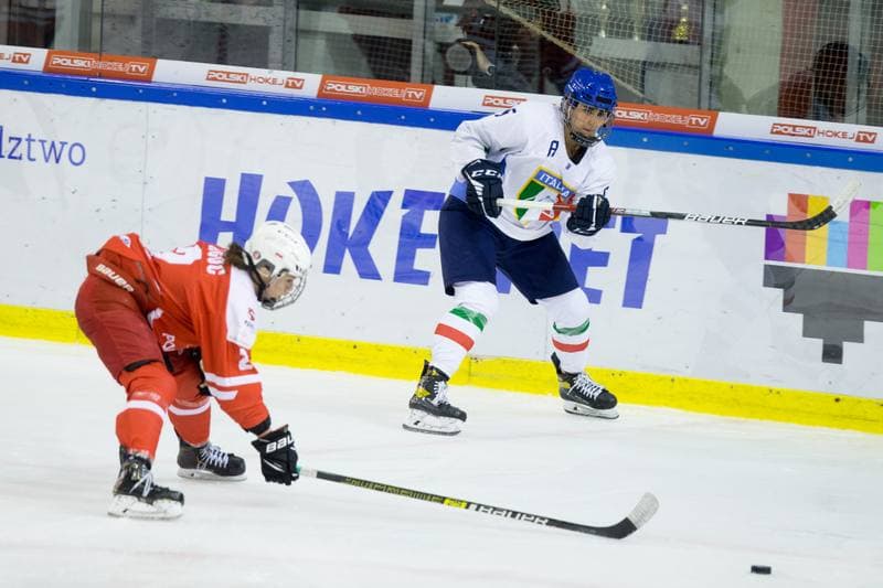 Ice Hockey. Women's World Championship Division 1B. Poland - Italy. 12.04.2022