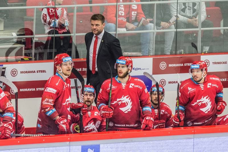 Ice Hockey. Tipsport Extraliga. HC Ocelari Trinec - HC Sparta Praha. 19.04.2022