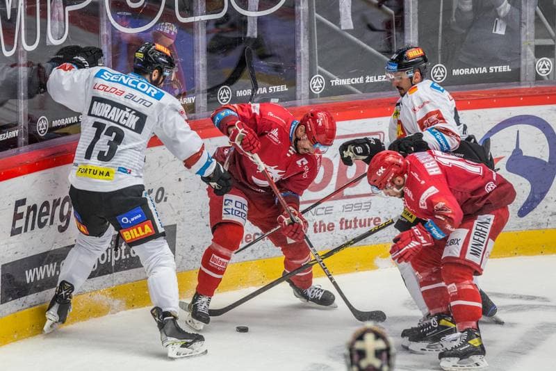 Ice Hockey. Tipsport Extraliga. HC Ocelari Trinec - HC Sparta Praha. 19.04.2022