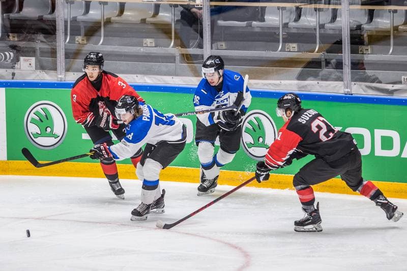 Ice Hockey. World Championship Division 1 Group B. Japan - Estonia. 28.04.2022